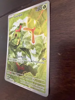 Pokemon TCG Caterpie 172/165 Scarlet & Violet 151 Holo Card NM Condition - Image 2