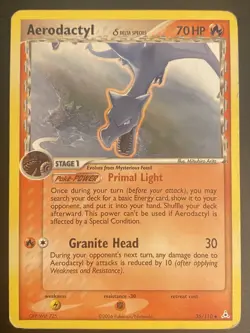 Aerodactyl EX Holon Phantoms Uncommon Card 35/110 Delta Species MP/LP - Image 1