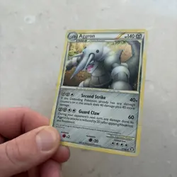 Aggron 1/102 Holo Rare Triumphant Pokemon Card - Image 5