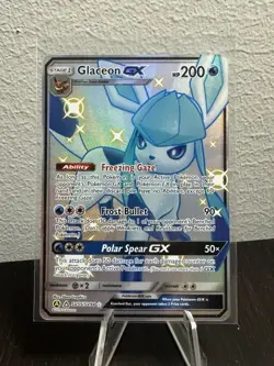 Pokemon Glaceon GX SV55/SV94 SM Hidden Fates Shiny Vault Holo Card NM Condition - Image 1