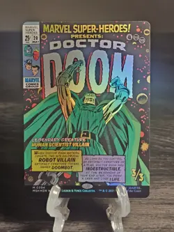 MTG Magic The Gathering Doctor Doom Borderless Foil Card 0394 - Image 1