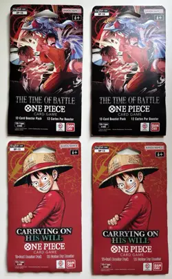 One Piece Card Game Booster Packs OP-13 OP-16 Carrying On His Will (4) - Image 1