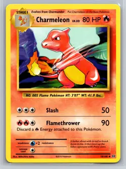 Charmeleon 10/108 XY Evolutions Uncommon Fire Stage 1 Pokemon TCG Card - Image 1