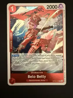 Belo Betty OP05-015 R One Piece Card English Awakening of New Era NM - Image 1