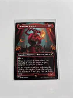 MTG 1x Headliner Scarlett, NM, Ravnica: Clue Edition, Haste Top Card Library a32 - Image 1