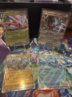 Pokemon Card Ex Lot Lurantis Rampardos Registeel Regice Pitch Black Ascended NM - Image 1