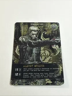 Foil Albert Wesker Character Promo Card Resident Evil Deck Building Game - Image 1