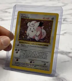 Shadowless Base Set Clefairy 5/102 Holo Rare 1999 WOTC Pokemon Card - Image 1