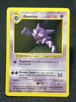 Haunter 029/102 Base Set (Shadowless) Regular Wizards of the Coast Vintage Card - Image 1