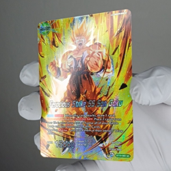 BANDAI Dragon Ball Super Card Game Son Goku Leader Foil 2-Card Lot BT10-006 UC - Image 1