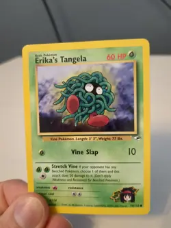 ERIKA'S TANGELA 79/132 1st Edition Gym Heroes WOTC Pokemon Card Near Mint - Image 1