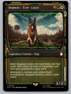 Dogmeat, Ever Loyal (Showcase) 340 Universes Beyond: Fallout MTG NM - Image 1