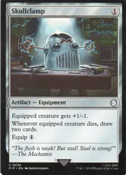 MTG: Fallout: Skullclamp: Lightly Played Condition - Image 1