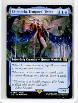 Near Mint or Better Ultimecia, Temporal Threat (Extended Art) #441 W/Tracking - Image 1