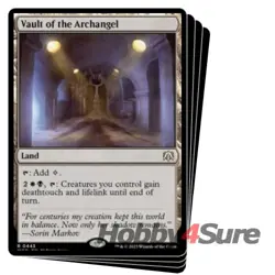 Vault Of The Archangel X4 M/NM Magic MTG March Of The Machine: Commander - Image 1