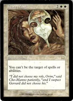 Ivory Mask R Mercadian Masques 24 NM - Image 1