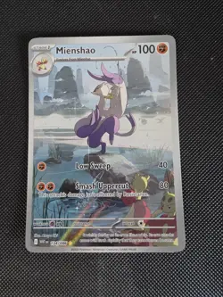 Pokemon TCG Mienshao Illustration Rare Card 134/086 English White Flare - Image 3