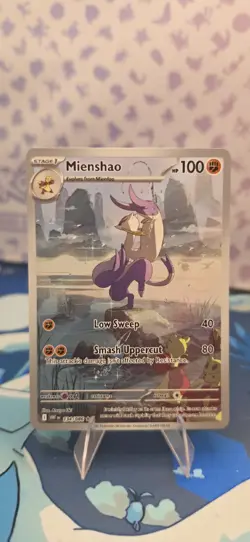 Pokemon TCG Mienshao Illustration Rare Card 134/086 English White Flare - Image 1