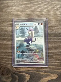 Pokemon TCG Mienshao Illustration Rare Card 134/086 English White Flare - Image 1
