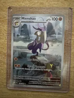 Pokemon TCG Mienshao Illustration Rare Card 134/086 English White Flare - Image 1