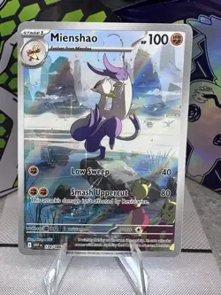 Pokemon TCG Mienshao Illustration Rare Card 134/086 English White Flare - Image 1