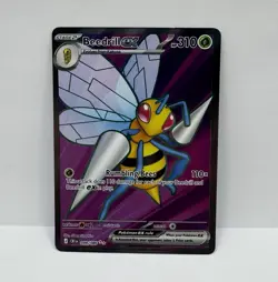 Beedrill EX Secret Rare 098/086 XY Holo 310 HP English 2016 Pokemon TCG - Image 1
