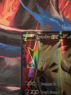 Pokemon TCG Tyranitar EX Holo Full Art Ancient Origins #91/98 Ultra Rare LP - Image 3