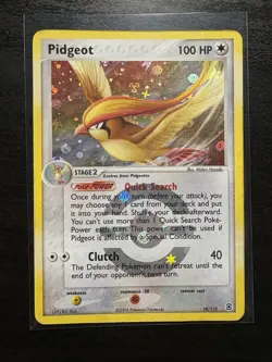 Pidgeot [Reverse Holo] 10/112 Pokemon Fire Red & Leaf Green - Image 1