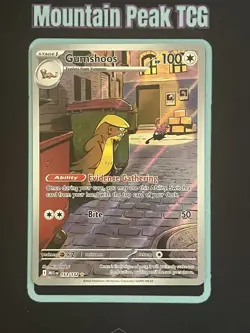 NM Gumshoos 153/132 Illustration Rare - Mega Evolutions - Pokemon Card - Image 1