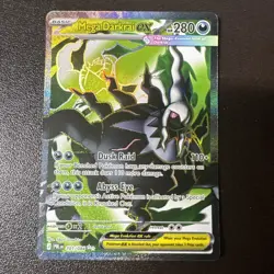 Mega Darkrai EX Secret Rare Full Art Holo 101/084 PBL EN HP 280 - Image 1