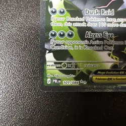 Mega Darkrai EX Secret Rare Full Art Holo 101/084 PBL EN HP 280 - Image 2