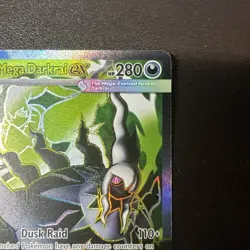 Mega Darkrai EX Secret Rare Full Art Holo 101/084 PBL EN HP 280 - Image 4