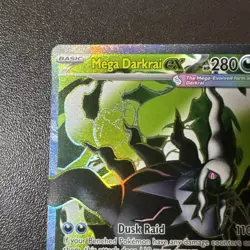 Mega Darkrai EX Secret Rare Full Art Holo 101/084 PBL EN HP 280 - Image 5