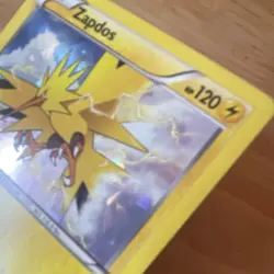 Pokemon TCG Zapdos 23/108 Roaring Skies Reverse Holo Rare Cracked Ice - Image 2