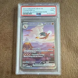 Charizard ex 199/165 Sv: Scarlet & Violet 151 SIR Holo ENG 2023 PSA 9 - Image 1