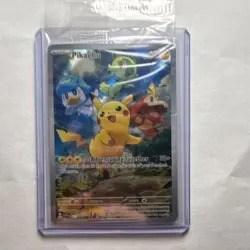 Pokemon Company Pokemon TCG Pikachu 027 SV Promo Holo Eng Adventuring Together - Image 1