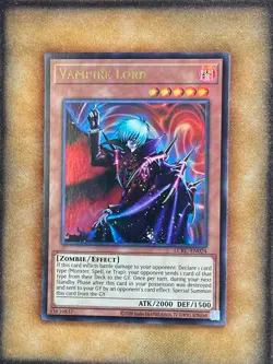 Yugioh Vampire Lord LCKC-EN024 Ultra Rare NM - Image 1