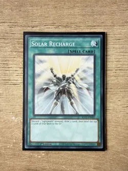 Yugioh Solar Recharge BLC1-EN062 Battles of Legend: Chapter 1 Common (NM) - Image 1