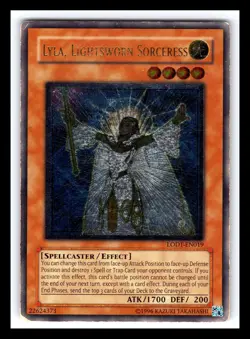 Ultimate Rare Lyla, Lightsworn Sorceress LODT-EN019 Unlimited Yugioh 2384 - Image 1