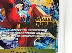 2023 One Piece Monkey D. Luffy P-036 Pre Release Winner OP04 - PSA 10 Gem Mint - Image 2
