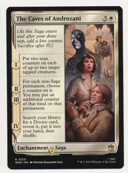 The Caves of Androzani Misprint Stamp Error Doctor Who mtg magic the gathering - Image 1