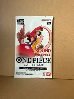 ONE PIECE Card Game ROUND 1 Promo Pack English SEALED **SHIPS NEXT DAY** - Image 1