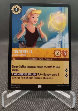 Disney Lorcana TCG Cinderella Gentle and Kind Uncommon 3/204 Non-Foil - Image 1