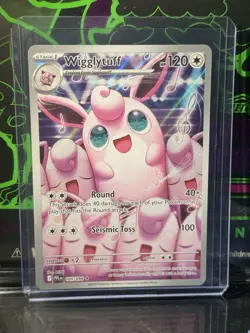 Pokemon TCG Wigglytuff 105/094 Phantasmal Flames Shiny Rare Holo ENG 120 HP - Image 1