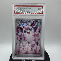 Pokemon TCG Wigglytuff 105/094 Phantasmal Flames Illustration Rare Mint PSA9 - Image 1