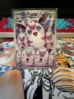 Pokemon TCG Wigglytuff 105/094 Phantasmal Flames Rare Holo English - Image 1