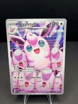 Wigglytuff 105/094 Me02: Phantasmal Flames Illustration Rare Holo Pokemon TCG NM - Image 1