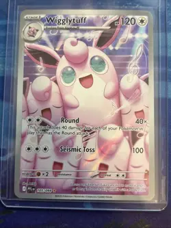 Pokemon TCG Wigglytuff 105/094 Phantasmal Flames Illustration Rare NM - Image 1
