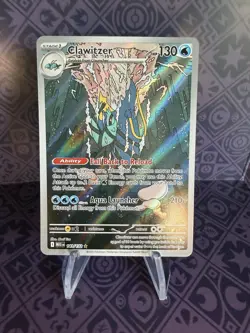 Pokemon TCG Mega Evolution Clawitzer Card 141/132 Illustration Rare - Image 1
