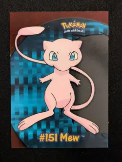 2000 Topps Pokemon TV Animation Clear Cards PC7 MEW #151 NM - Image 1